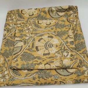 Pottery Barn Duvet Cover and three euro shams